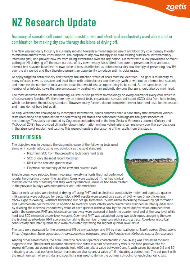 Teatseal Research Update 